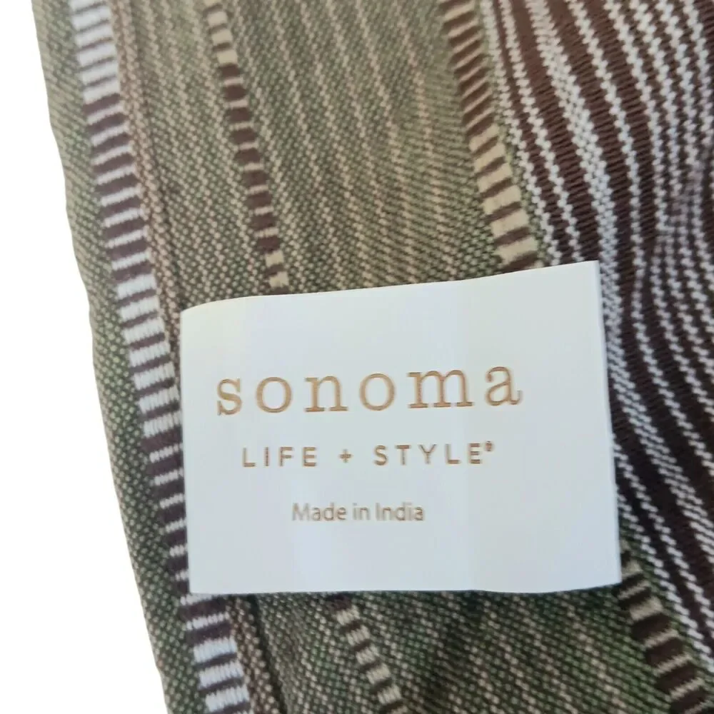 Napkins Brown and Green 100% Cotton 19